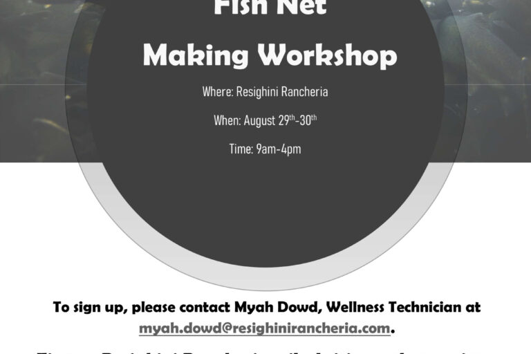 FISH NET MAKING WORKSHOP